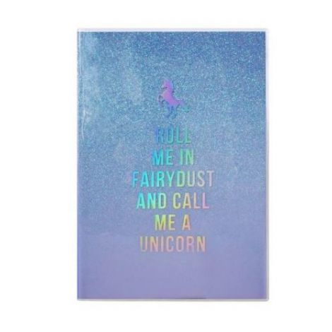 Notes Incood Brokat A5/80k linia, Call me Unicorn